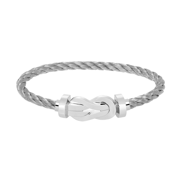 ˇShow YourselfˇCHANCE LARGE 8 FIGURE BUCKLE NO DIAMOND BRACELET SILVER