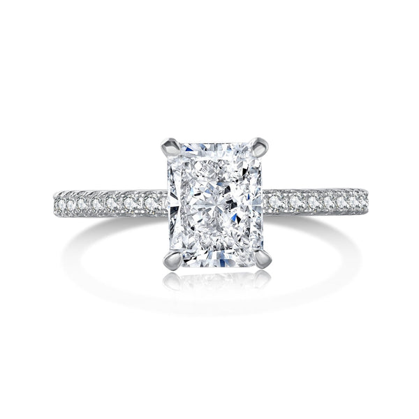 ˇShow YourselfˇDazzling Sparkling Radiant Cut Party Ring