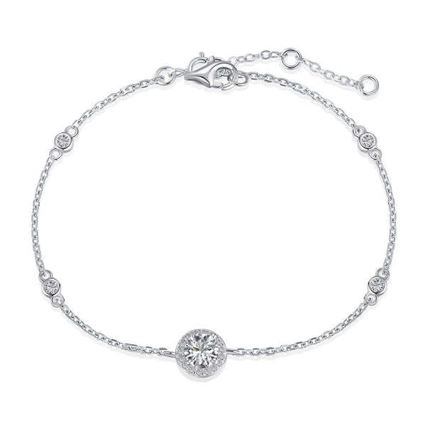 ˇShow YourselfˇDazzling Round Cut Shape Bracelet