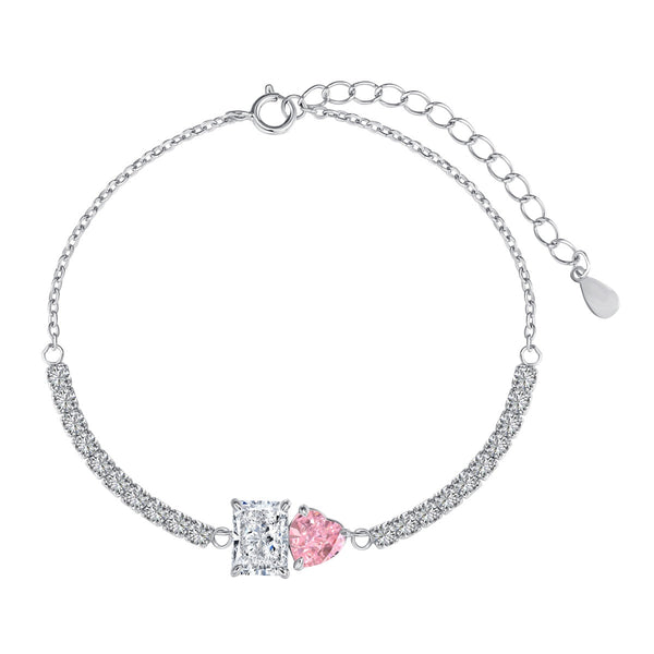 ˇShow YourselfˇDazzling Unique Multi Shape Lover Bracelet
