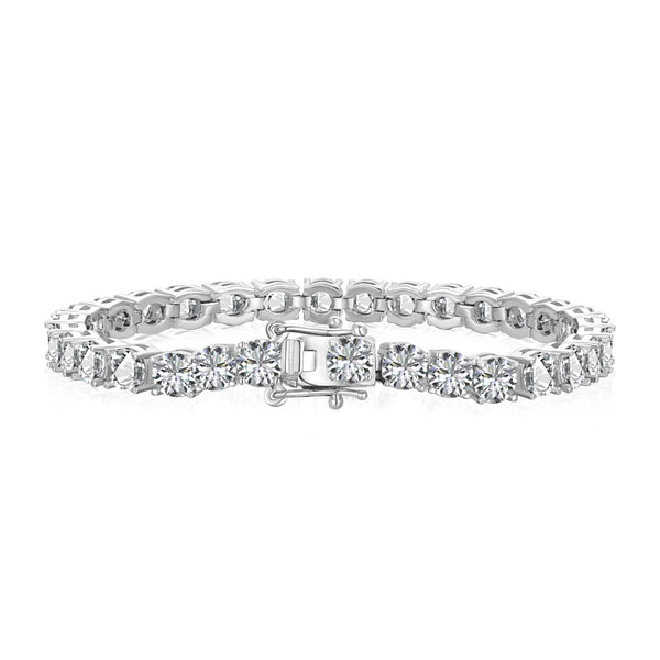ˇShow YourselfˇOrnate Sparkling Round Cut Wedding Bracelet