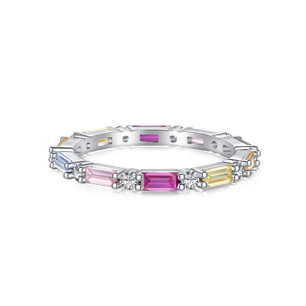 ˇShow YourselfˇLively In Shades Elegant Radiant Cut Daily Ring