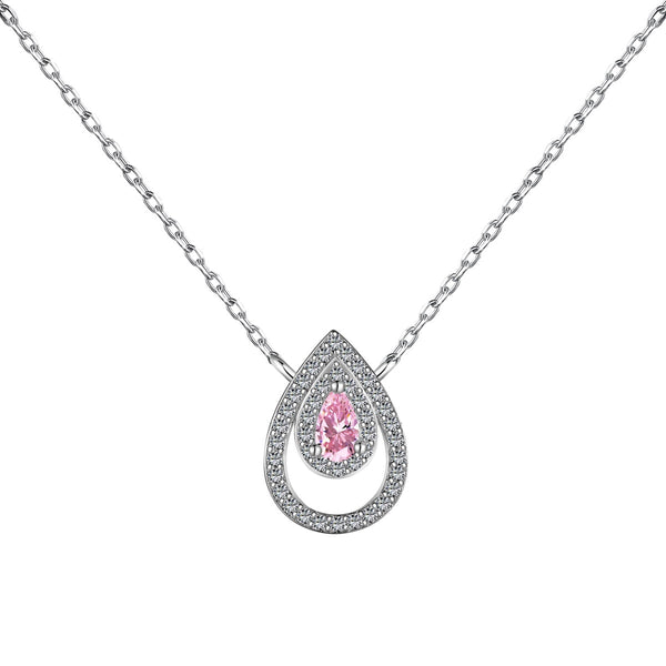 ˇShow YourselfˇSparkling Pear Cut Necklace