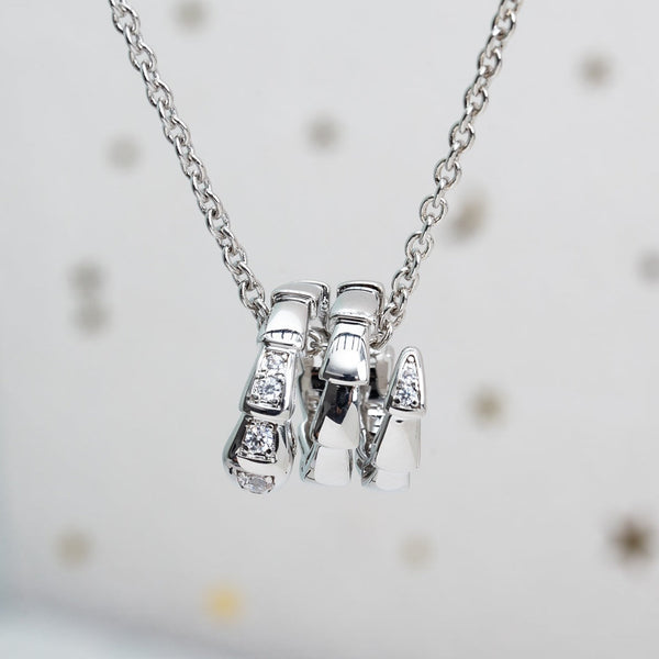 ˇShow YourselfˇSERPENTI SILVER NECKLACE DIAMOND