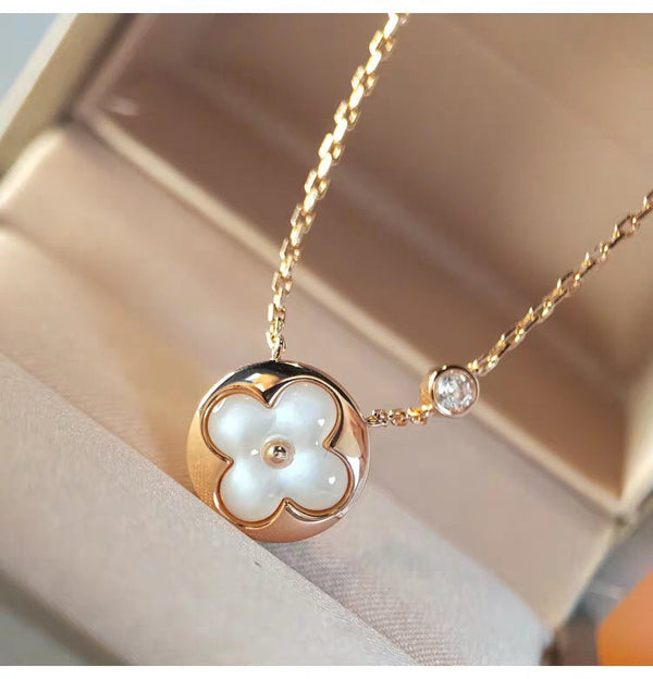 ˇShow YourselfˇSUN MOP GOLD 1 DIAMOND NECKLACE