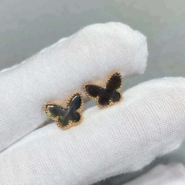 ˇShow YourselfˇBUTTERFLY DARK MOP  EARRINGS