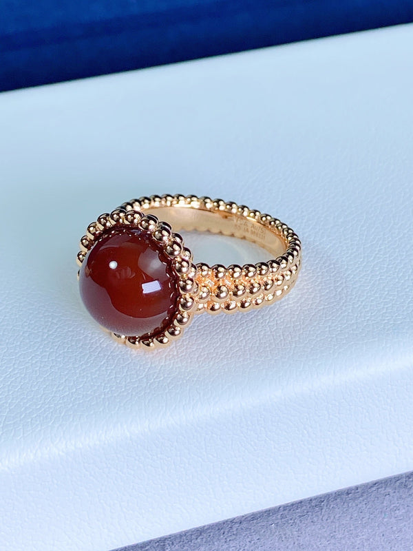 ˇShow YourselfˇPERLEE COULEURS ROSE GOLD RING