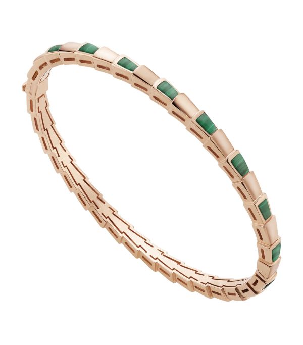 ˇShow YourselfˇSERPENTI BRACELET PINK GOLD MALACHITE
