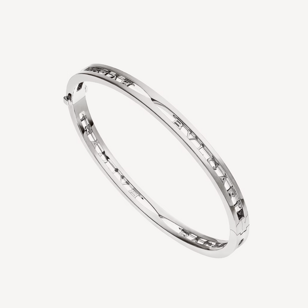 ˇShow YourselfˇZERO 1 SPIRAL LOGO SILVER BRACELET