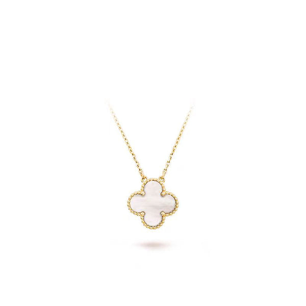 ˇShow YourselfˇCLOVER 15MM MEDIUM WHITE MOP NECKLACE