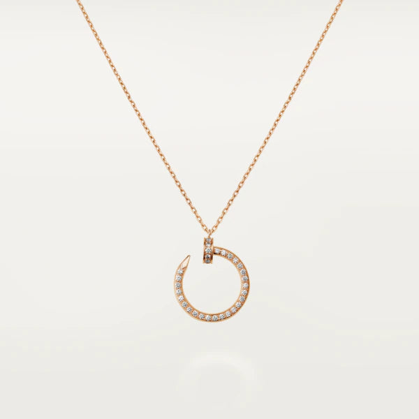 ˇShow YourselfˇJUSTE NECKLACE PINK GOLD DIAMONDS