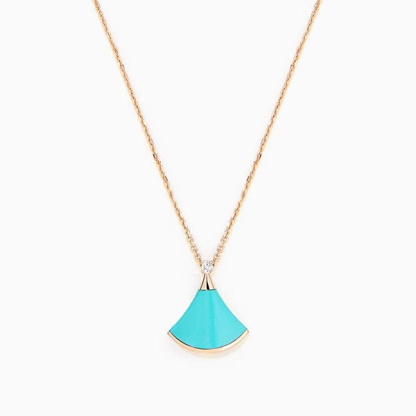 ˇShow YourselfˇDREAM NECKLACE TURQUOISE PINK GOLD