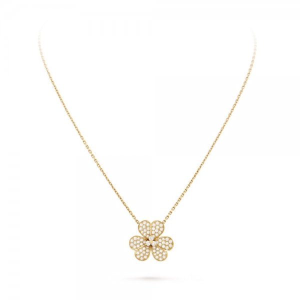 ˇShow YourselfˇFLOWER DIAMOND NECKLACE
