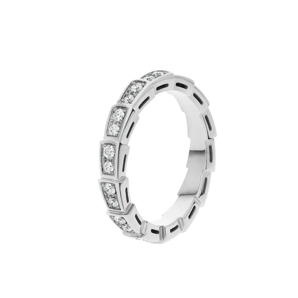 ˇShow YourselfˇSERPENTI RING SILVER DIAMOND PAVED 3MM