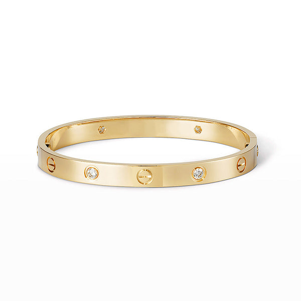 ˇShow YourselfˇLOVE BRACELET 6.1MM 4 DIAMONDS