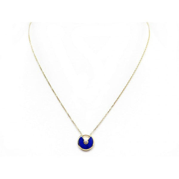 ˇShow YourselfˇAMULETTE ROSE GOLD AGATE NECKLACE