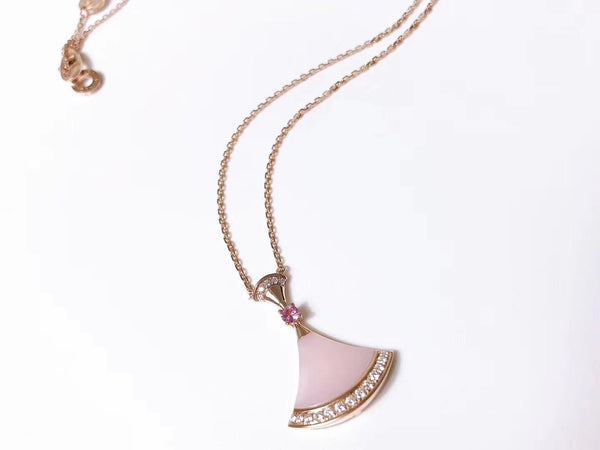 ˇShow YourselfˇDREAM NECKLACE PINK MOP DIAMOND