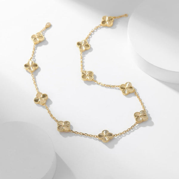 ˇShow YourselfˇCLOVER 10 MOTIFS LASER NECKLACE