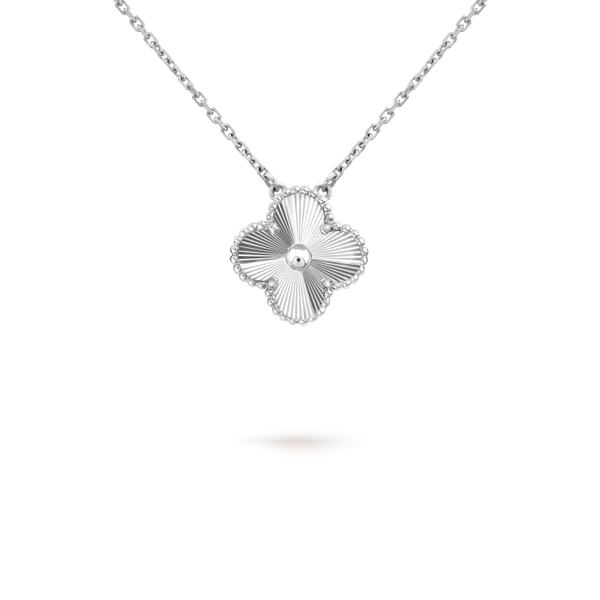 ˇShow YourselfˇCLOVER 15MM LASER NECKLACE SILVER
