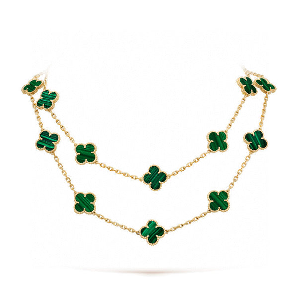 ˇShow YourselfˇCLOVER 20 MOTIFS MALACHITE GOLD