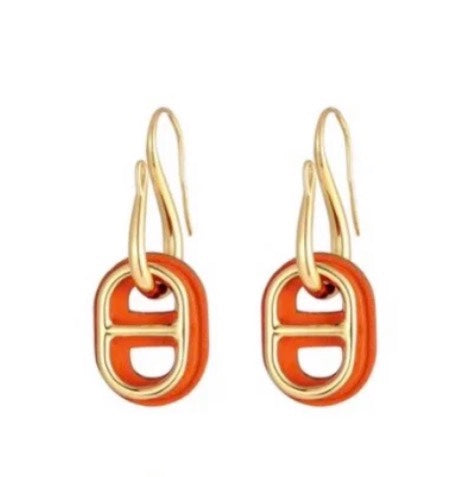 ˇShow YourselfˇHM O'MAILLON GOLD EARRINGS