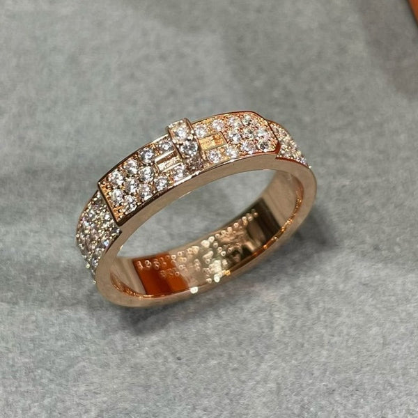 ˇShow YourselfˇKELLY PINK GOLD DIAMOND RING