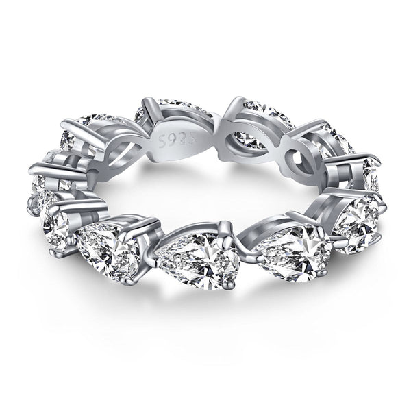 ˇShow YourselfˇExquisite Pear Cut Tennis Ring