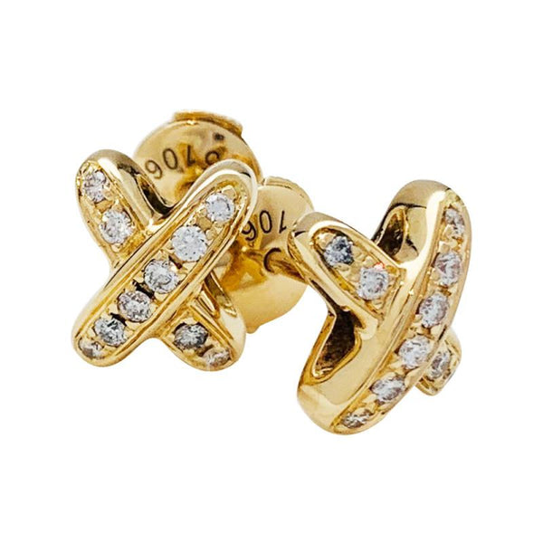 ˇShow YourselfˇJEUX DE GOLD DIAMOND EARRINGS