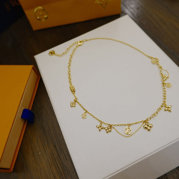 ˇShow YourselfˇBLOOMING SUPPLE NECKLACE BRASS