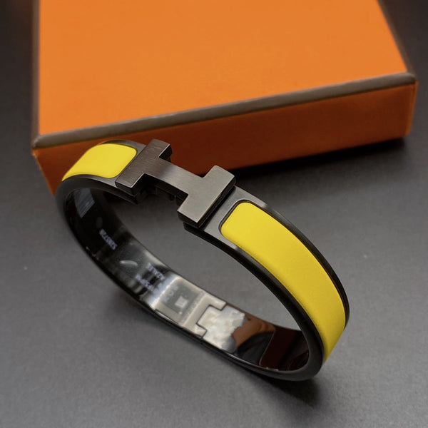 ˇShow YourselfˇCLIC HM SO BLACK YELLOW BRACELET