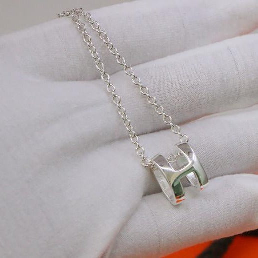 ˇShow YourselfˇHM NECKLACE H LETTER OVAL SERIES