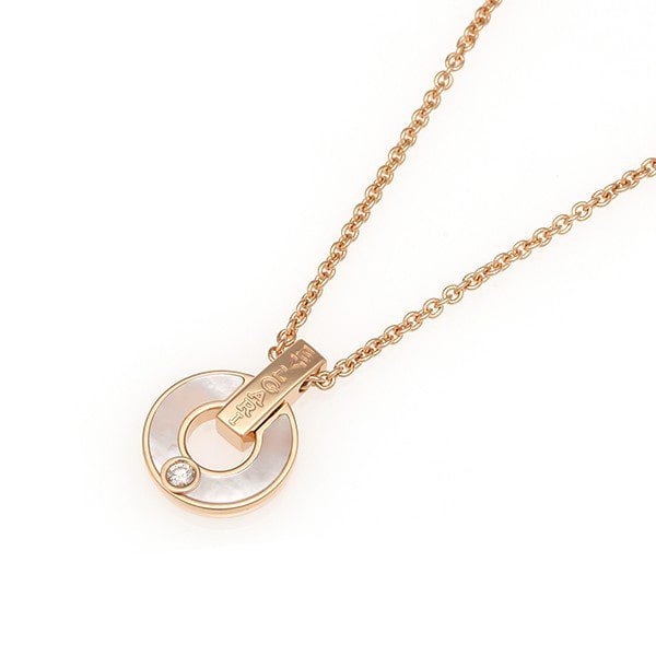 ˇShow YourselfˇGARI NECKLACE PINK GOLD MOP
