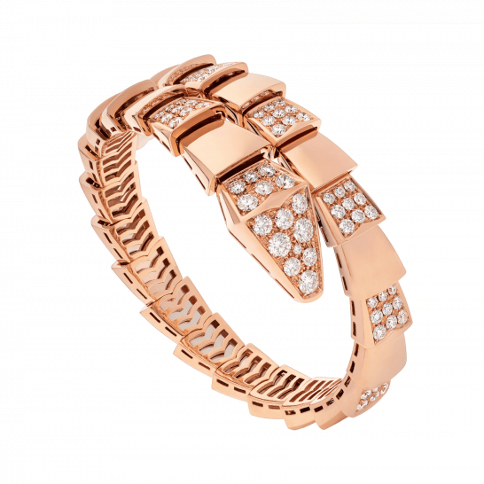 ˇShow YourselfˇSERPENTI WIDE BRACELET PINK GOLD DIAMOND