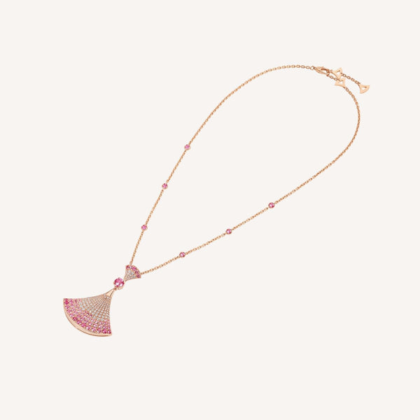 ˇShow YourselfˇDREAM NECKLACK DIAMOND PINK GOLD