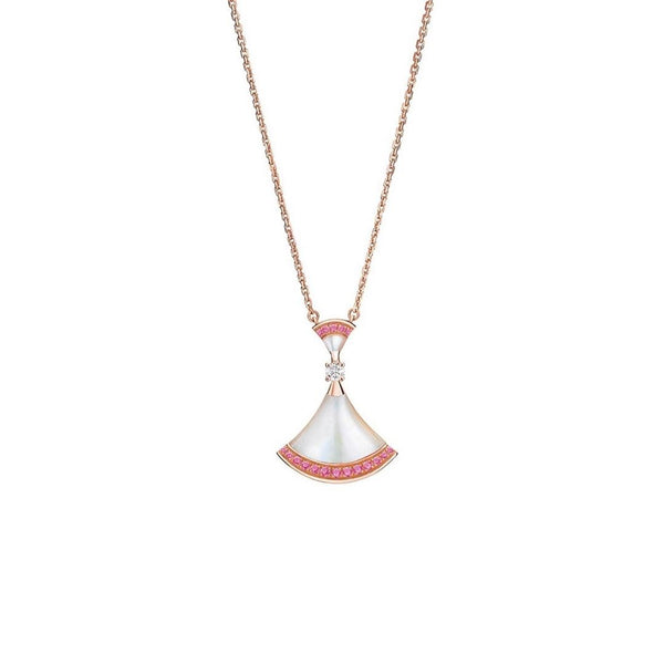 ˇShow YourselfˇDREAM NECKLACE MOP PINK DIAMOND