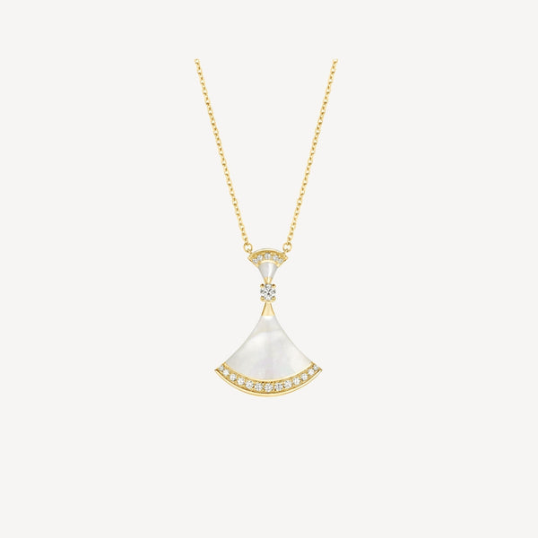 ˇShow YourselfˇDREAM NECKLACE MOP GOLD DIAMOND