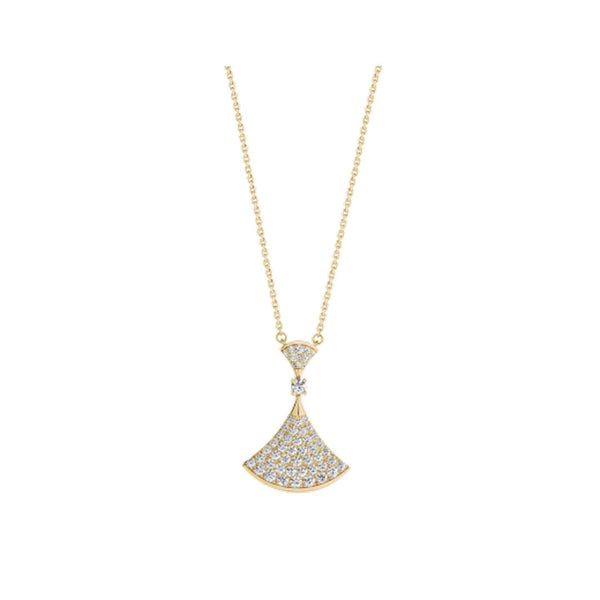 ˇShow YourselfˇDREAM NECKLACE GOLD FULL DIAMOND