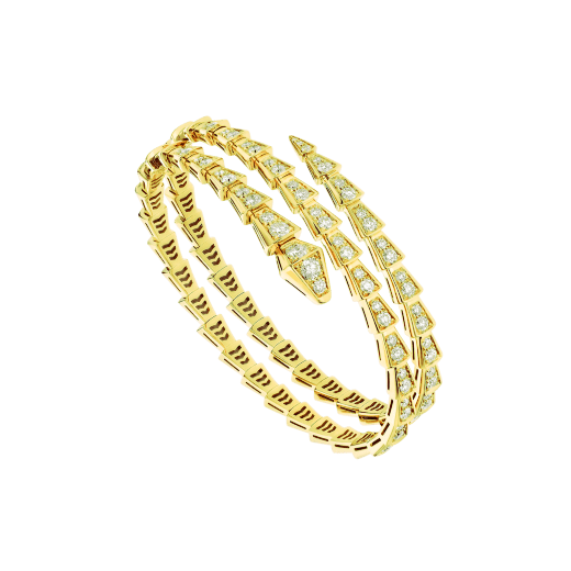ˇShow YourselfˇSERPENTI BRACELET GOLD DIAMOND DOUBLE ROW