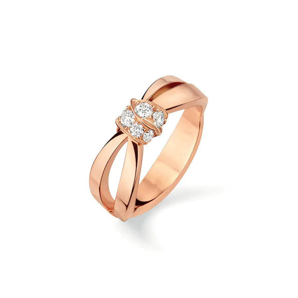 ˇShow YourselfˇLIENS RING PINK GOLD DIAMOND