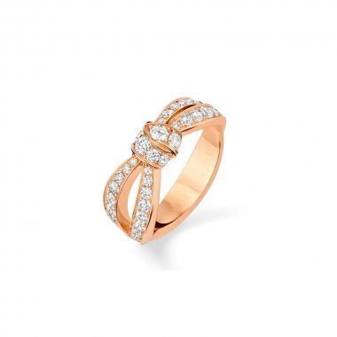 ˇShow YourselfˇLIENS ROSE GOLD DIAMOND RING