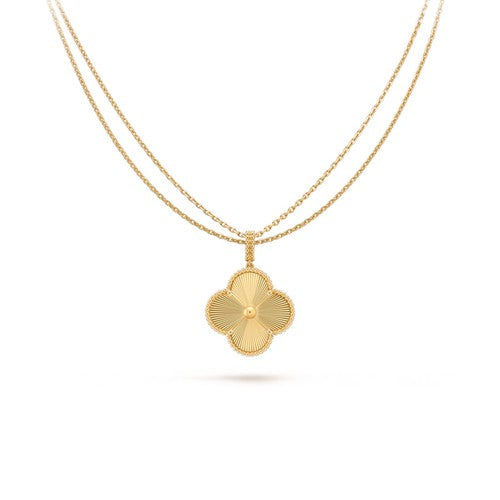 ˇShow YourselfˇCLOVER 25MM PEDANT NECKLACE GOLD