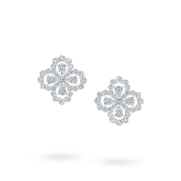 ˇShow YourselfˇLOOP EARRINGS FULL MOTIF DIAMOND 16MM