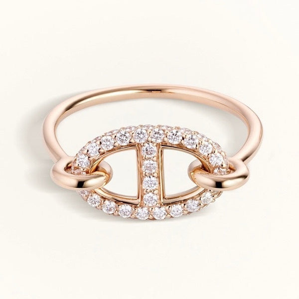 ˇShow YourselfˇRONDE SMALL DIAMOND RING