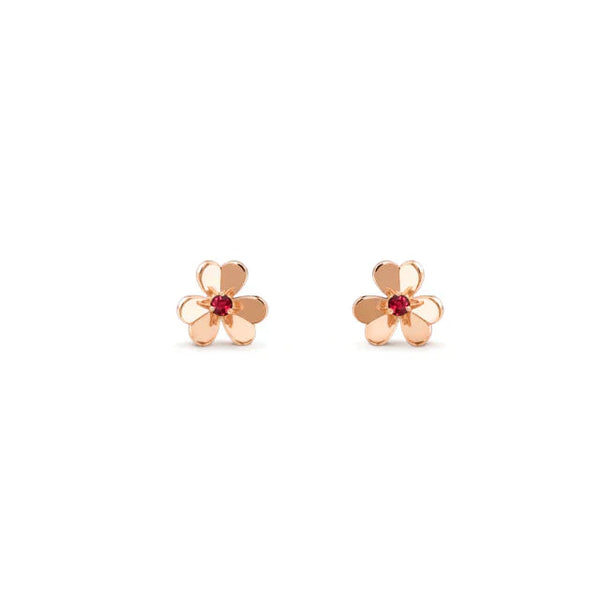 ˇShow YourselfˇFRIVOLE  FLOWER PINK EARRINGS