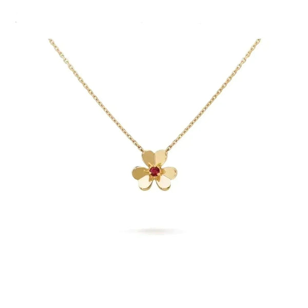 ˇShow YourselfˇFRIVOLE GOLD FLOWER NECKLACE